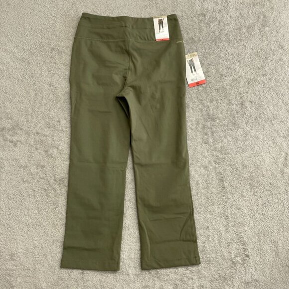 NEW Mondetta Women's M Olive Green Cropped Pants M0405 - Picture 5 of 12